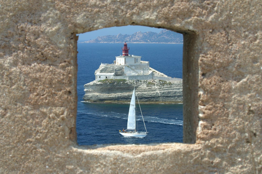 Corsica stone window