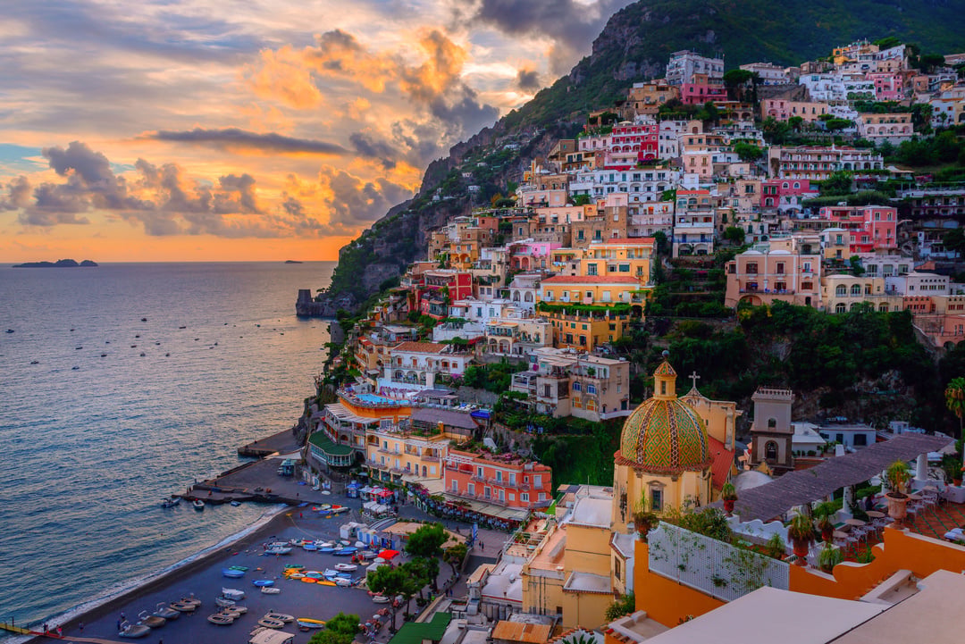 Amalfi coast from the sea